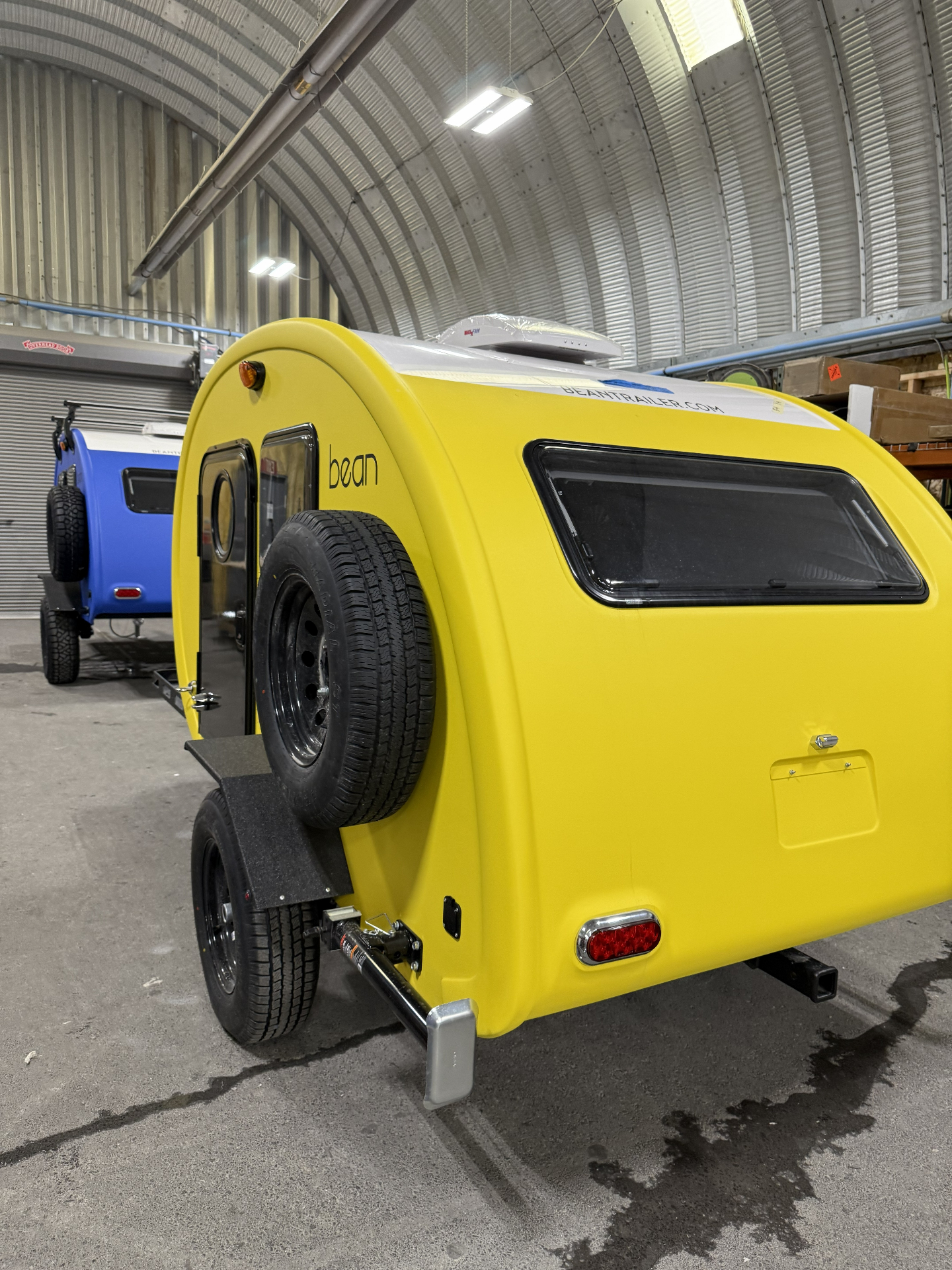 Bean adventure trailer, side profile